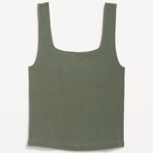 Old Navy Cropped Rib-Knit Tank Top for Women
